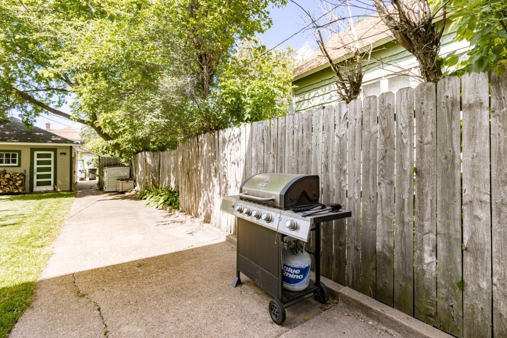 Gas grill is ready to go for your vacation cookout.