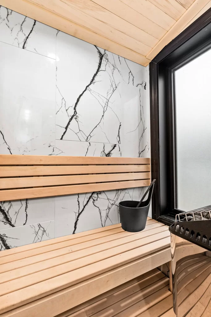 Relax in own private steam sauna.