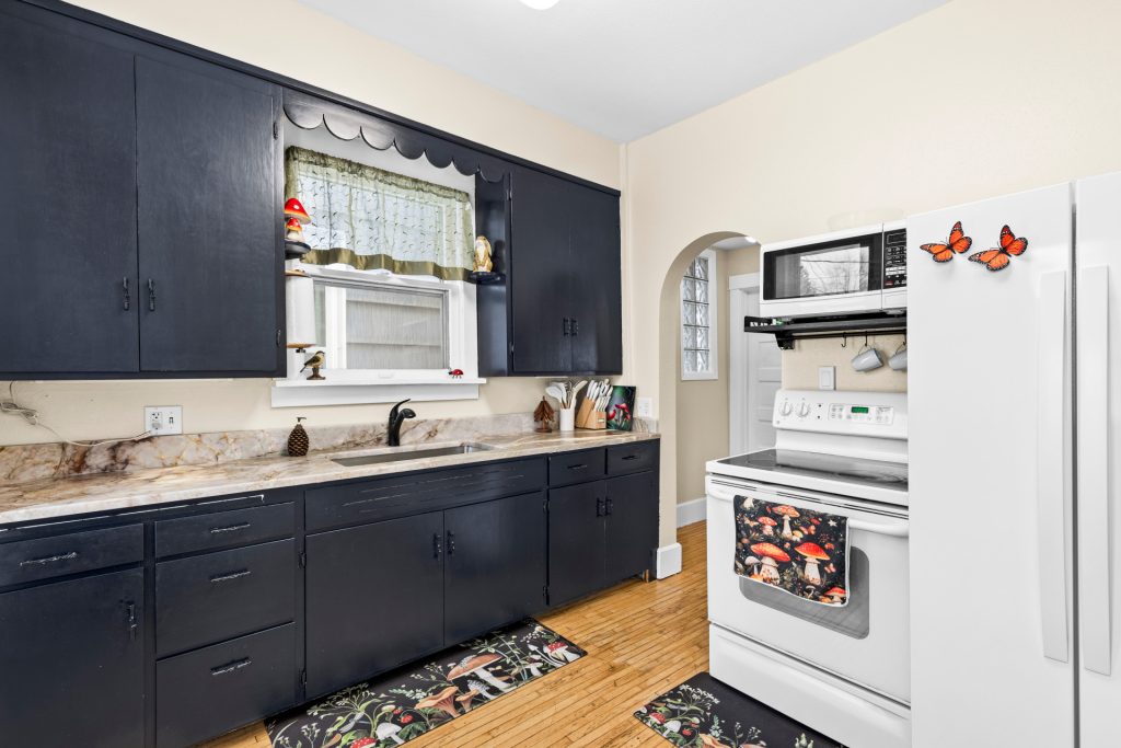 Our fully-stocked kitchen allows you to make any meal you like.