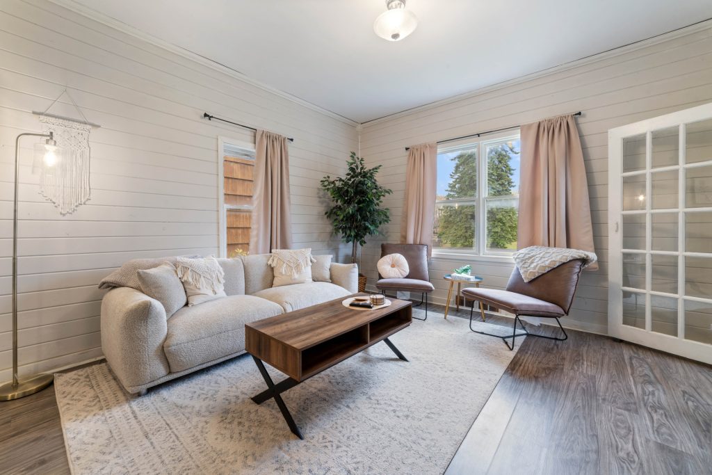 Relax and unwind in our cozy living room.