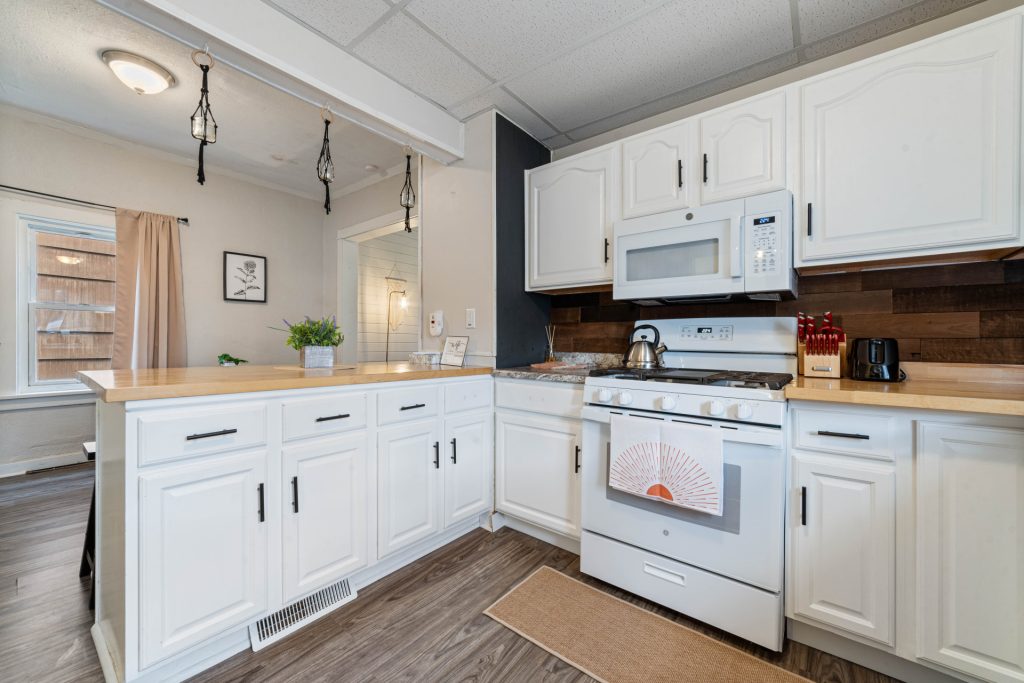 Create your culinary masterpiece in our fully-stocked kitchen.