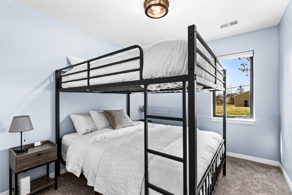 Sleep comes easy with space for everyone.