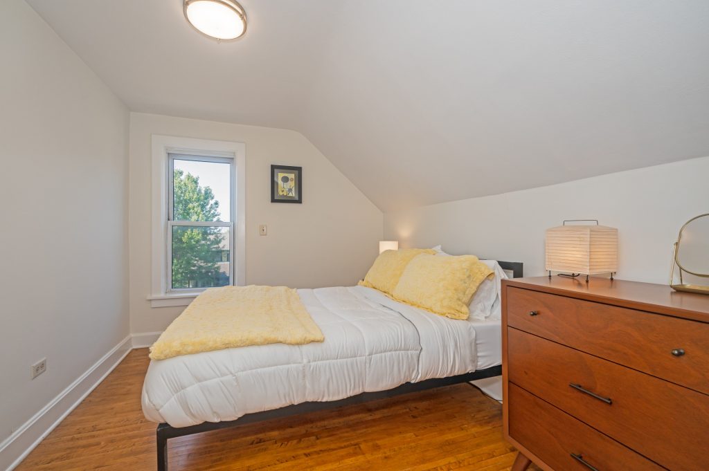 Bedroom at Chester Creek Cottage, Duluth, MN