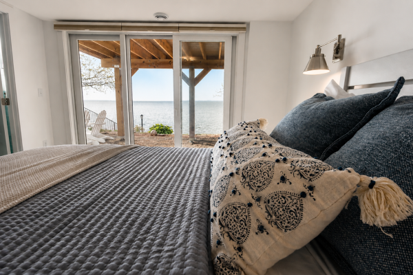 Wake up to stunning lake views from both bedrooms.