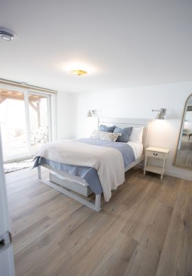 Wake up to stunning lake views from both bedrooms.