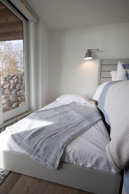 Wake up to stunning lake views from both bedrooms.